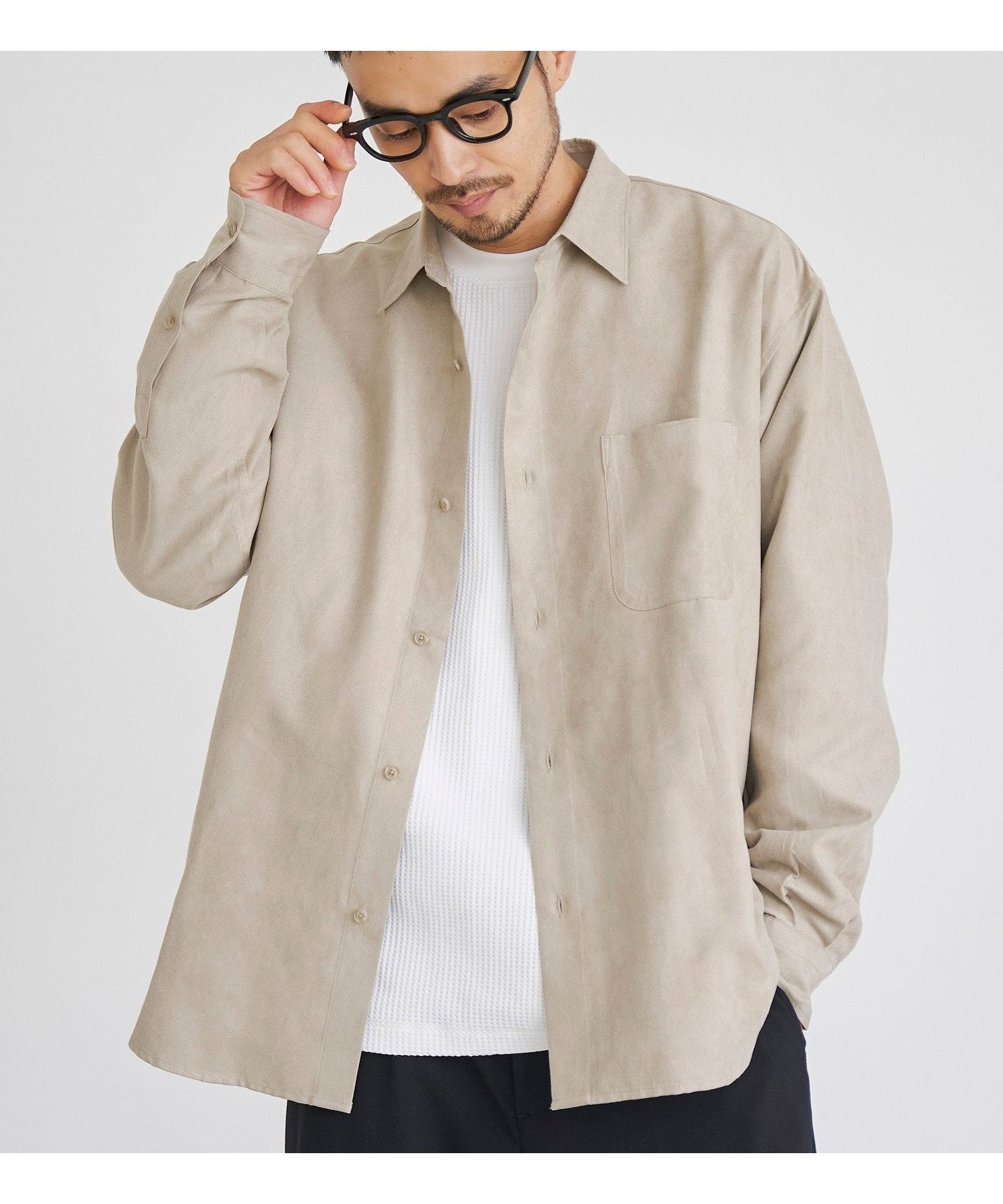 【コーエン メン/COEN / MEN】のスウェードライクシャツ 人気、トレンドファッション・服の通販 founy(ファニー) 　ファッション　Fashion　メンズファッション　Fashion for Men　インナー　Innerwear　スウェット / スエット　Sweatshirt, Sweatwear　冬　Winter / This Winter　秋　Autumn　A/W・秋冬　Autumn/Winter　羽織　Haori, Light Jacket　 other-1|ID: prp329100004743507 ipo3291000000034279015