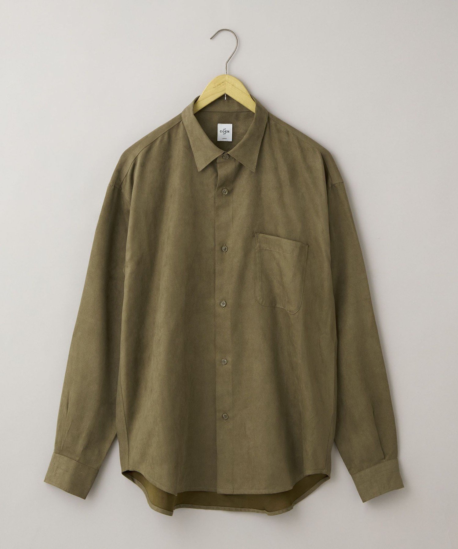【コーエン メン/COEN / MEN】のスウェードライクシャツ インテリア・キッズ・メンズ・レディースファッション・服の通販 founy(ファニー) 　ファッション　Fashion　メンズファッション　Fashion for Men　インナー　Innerwear　スウェット / スエット　Sweatshirt, Sweatwear　冬　Winter / This Winter　秋　Autumn　A/W・秋冬　Autumn/Winter　羽織　Haori, Light Jacket　MOCA|ID: prp329100004743507 ipo3291000000034279022