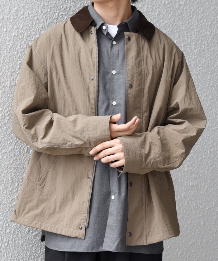 【シップス/SHIPS / MEN】の【SHIPS any別注】Bollington タスランナイロン ショート ハンティングジャケット インテリア・キッズ・メンズ・レディースファッション・服の通販 founy(ファニー) https://founy.com/ ファッション Fashion メンズファッション Fashion for Men オレンジ Orange クラシカル Classical, Vintage-Inspired コーデュロイ Corduroy, Cord Fabric 軽量 Lightweight, Ultra Light ショート Short, Short Length シンプル Simple, Minimal ジャケット Jacket, Outerwear スピンドル Spindle, Drawcord チェック Check, Plaid, Tartan トレンド Trend, Trending Now プリーツ Pleats, Pleated ボックス Boxy, Box Shape 別注 Limited Edition, Custom Order |ID: prp329100004743546 ipo3291000000034279413
