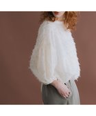 【ビーアパートメント/b apartment / MEN】の「WHYTO./ホワイト」ジャカードボリュームブラウス ECRU|ID: prp329100004743578 ipo3291000000034279671