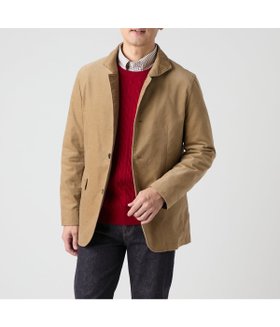 【ニューヨーカー/NEWYORKER / MEN】の【ウォッシャブル・ストレッチ】斜めカットコール カッタウェイカラーコンバーチブルアウター(セットアップ対応) 人気、トレンドファッション・服の通販 founy(ファニー) ファッション Fashion メンズファッション Fashion for Men アウター Men's Coats Outerwear コーデュロイ Corduroy, Cord Fabric ジャケット Jacket, Outerwear セットアップ Set-Up, Coordinated Outfit 定番 Standard, Basic Item バイアス Bias, Diagonal Cut ワイヤー Wire, Wired Bra A/W・秋冬 Autumn/Winter おすすめ Recommended / Our Picks |ID:prp329100004743599