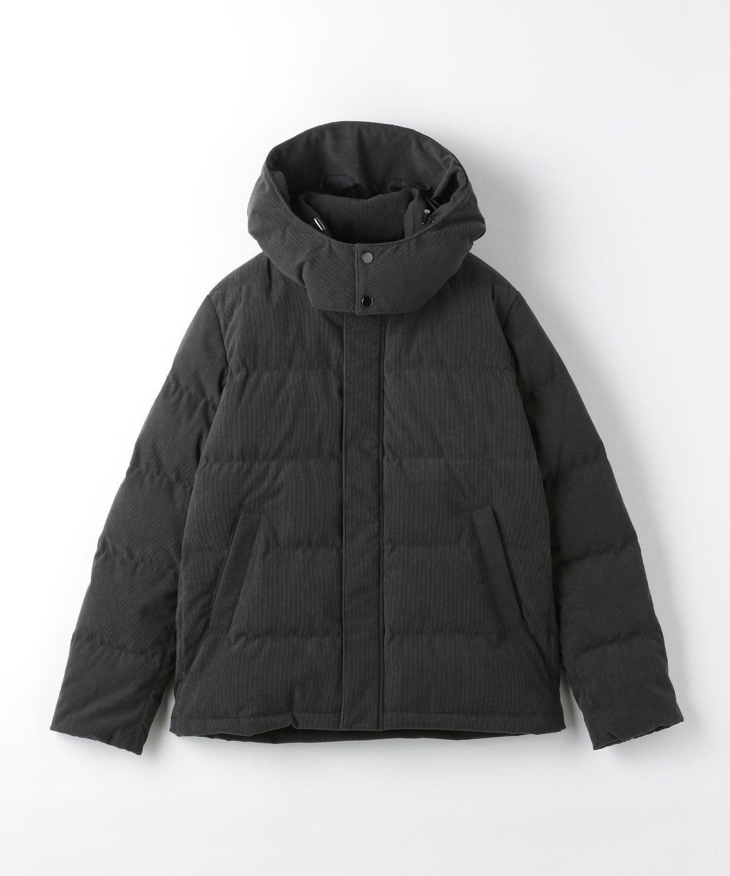 【ユナイテッドアローズ/UNITED ARROWS / MEN】のコーデュロイ ダウンブルゾン-はっ水- A DAY IN THE LIFE インテリア・キッズ・メンズ・レディースファッション・服の通販 founy(ファニー) 　ファッション　Fashion　メンズファッション　Fashion for Men　コーデュロイ　Corduroy, Cord Fabric　軽量　Lightweight, Ultra Light　ジップ　Zip, Zipper　スタイリッシュ　Stylish, Fashionable　ダウン　Down, Puffer　ドローコード　Drawcord, Drawstring Cord　フラット　Flat, Flat Shoes　ブルゾン　Blouson, Bomber Jacket　冬　Winter / This Winter　MD.GRAY|ID: prp329100004743607 ipo3291000000034279977