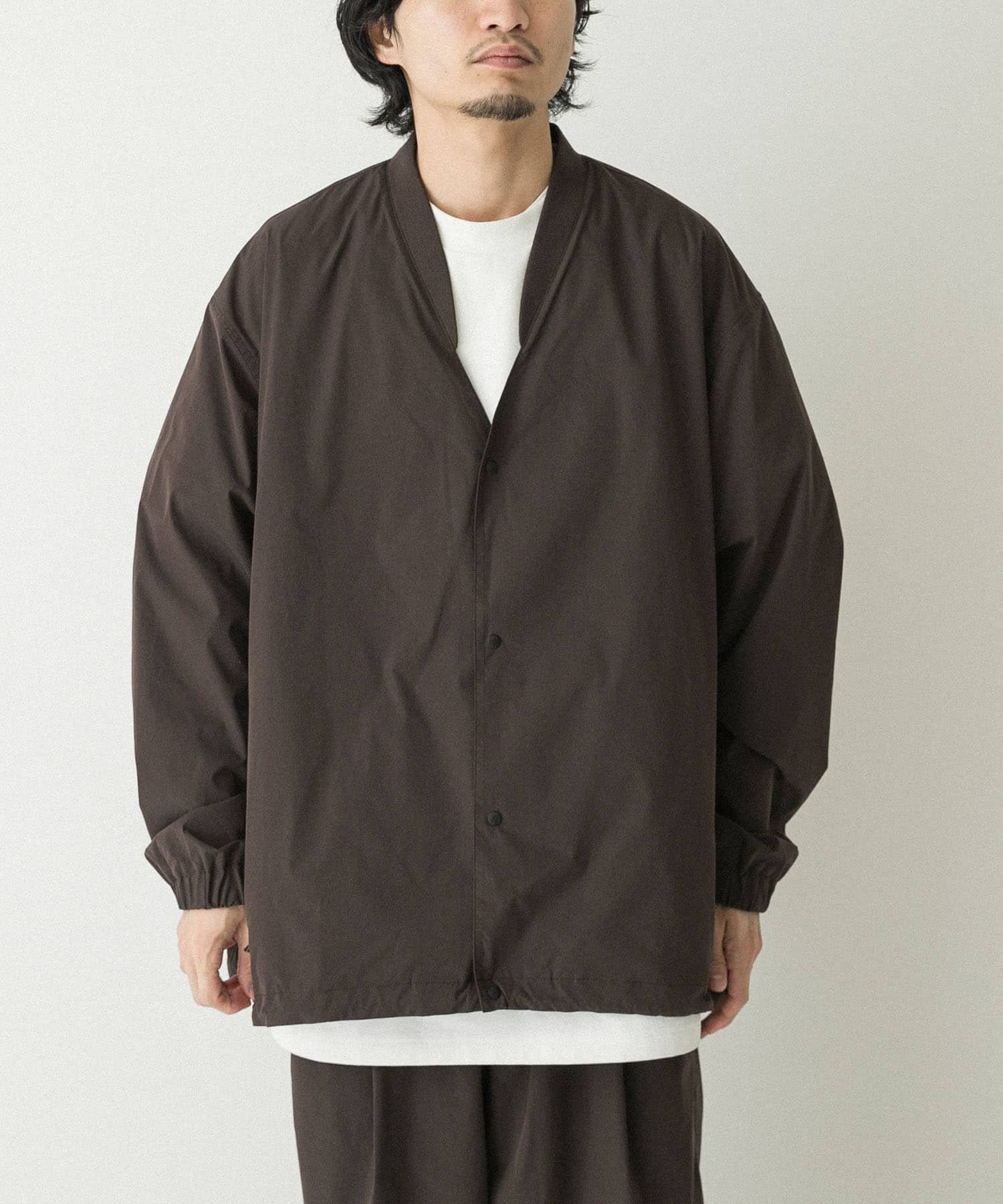 【アーバンリサーチ ドアーズ/URBAN RESEARCH DOORS / MEN】の『UR TECH』 MoLightカーディガン インテリア・キッズ・メンズ・レディースファッション・服の通販 founy(ファニー) 　ファッション　Fashion　メンズファッション　Fashion for Men　カーディガン　Cardigan, Knitwear　軽量　Lightweight, Ultra Light　ストレッチ　Stretch, Stretchy Fabric　セットアップ　Set-Up, Coordinated Outfit　ドット　Polka Dot, Dot Pattern　ドローコード　Drawcord, Drawstring Cord　フェイス　Face, Facial Design　ポケット　Pocket, Pocket Detail　メッシュ　Mesh, Net Fabric　A/W・秋冬　Autumn/Winter　冬　Winter / This Winter　おすすめ　Recommended / Our Picks　エレガント 上品　Elegant　2025年　2025　2025-2026秋冬・A/W　Autumn/Winter 2025–26 AW25–26　ブラウン|ID: prp329100004743617 ipo3291000000034280054