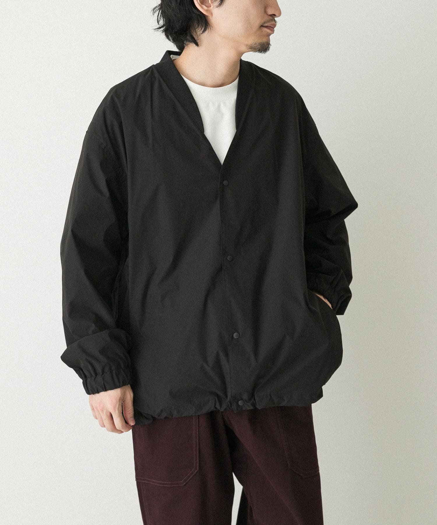 【アーバンリサーチ ドアーズ/URBAN RESEARCH DOORS / MEN】の『UR TECH』 MoLightカーディガン インテリア・キッズ・メンズ・レディースファッション・服の通販 founy(ファニー) 　ファッション　Fashion　メンズファッション　Fashion for Men　カーディガン　Cardigan, Knitwear　軽量　Lightweight, Ultra Light　ストレッチ　Stretch, Stretchy Fabric　セットアップ　Set-Up, Coordinated Outfit　ドット　Polka Dot, Dot Pattern　ドローコード　Drawcord, Drawstring Cord　フェイス　Face, Facial Design　ポケット　Pocket, Pocket Detail　メッシュ　Mesh, Net Fabric　A/W・秋冬　Autumn/Winter　冬　Winter / This Winter　おすすめ　Recommended / Our Picks　エレガント 上品　Elegant　2025年　2025　2025-2026秋冬・A/W　Autumn/Winter 2025–26 AW25–26　ブラック|ID: prp329100004743617 ipo3291000000034280057