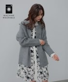 【アンデミュウ/Andemiu】の【洗える】CNラクーンコンミドルカーディガン 人気、トレンドファッション・服の通販 founy(ファニー) ファッション Fashion レディースファッション Fashion for Women トップス・カットソー Cut & Sew Tops カーディガン・羽織り Layered Style Cardigans カーディガン Cardigan, Knitwear トレンド Trend, Trending Now ドット Polka Dot, Dot Pattern ミドル Middle Length, Mid Height 洗える Machine Washable thumbnail グレー|ID: prp329100004743660 ipo3291000000034280424