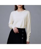 【アンタイトル/UNTITLED】の【洗える/ウール100%】クルーネックウールニット 人気、トレンドファッション・服の通販 founy(ファニー) ファッション Fashion レディースファッション Fashion for Women トップス・カットソー Cut & Sew Tops ニット Knit Tops & Sweaters アンサンブル Ensemble Set コンパクト Compact, Small Size シンプル Simple, Minimal スマート Smart, Elegant フレア Flare, Flared ボトム Bottoms, Lower Wear ワイド Wide, Wide Fit 洗える Machine Washable thumbnail オフホワイト|ID: prp329100004743679 ipo3291000000034357469