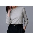 【アンタイトル/UNTITLED】の【洗える/ウール100%】クルーネックウールニット 人気、トレンドファッション・服の通販 founy(ファニー) ファッション Fashion レディースファッション Fashion for Women トップス・カットソー Cut & Sew Tops ニット Knit Tops & Sweaters アンサンブル Ensemble Set コンパクト Compact, Small Size シンプル Simple, Minimal スマート Smart, Elegant フレア Flare, Flared ボトム Bottoms, Lower Wear ワイド Wide, Wide Fit 洗える Machine Washable thumbnail ライトグレー|ID: prp329100004743679 ipo3291000000034357470