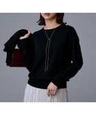 【アンタイトル/UNTITLED】の【洗える/ウール100%】クルーネックウールニット 人気、トレンドファッション・服の通販 founy(ファニー) ファッション Fashion レディースファッション Fashion for Women トップス・カットソー Cut & Sew Tops ニット Knit Tops & Sweaters アンサンブル Ensemble Set コンパクト Compact, Small Size シンプル Simple, Minimal スマート Smart, Elegant フレア Flare, Flared ボトム Bottoms, Lower Wear ワイド Wide, Wide Fit 洗える Machine Washable thumbnail ブラック|ID: prp329100004743679 ipo3291000000034357471