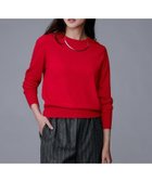 【アンタイトル/UNTITLED】の【洗える/ウール100%】クルーネックウールニット 人気、トレンドファッション・服の通販 founy(ファニー) ファッション Fashion レディースファッション Fashion for Women トップス・カットソー Cut & Sew Tops ニット Knit Tops & Sweaters アンサンブル Ensemble Set コンパクト Compact, Small Size シンプル Simple, Minimal スマート Smart, Elegant フレア Flare, Flared ボトム Bottoms, Lower Wear ワイド Wide, Wide Fit 洗える Machine Washable thumbnail レッド|ID: prp329100004743679 ipo3291000000034357473