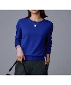 【アンタイトル/UNTITLED】の【洗える/ウール100%】クルーネックウールニット ブルー|ID: prp329100004743679 ipo3291000000034557897