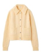 【ミラオーウェン/Mila Owen】のビジューボタンシャギーポロニットカーディガン YEL[032]|ID: prp329100004743936 ipo3291000000035143275