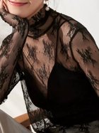 【ディアベル/DIAVEL】のハイネック花柄シアートップス ブラック|ID: prp329100004743946 ipo3291000000034283852