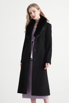 【ピンキーアンドダイアン/Pinky&Dianne】のカシミヤ混ベルテッドコート 人気、トレンドファッション・服の通販 founy(ファニー) ファッション Fashion レディースファッション Fashion for Women アウター Coat / Outerwear Collection コート・ロングコート・ピーコート Long Coats, Peacoats & More ストレッチ Stretch, Stretchy Fabric フィット Fit, Slim Fit フォックス Fox, Fox Fur リアル Real, Realistic リボン Ribbon, Bow thumbnail ブラック|ID: prp329100004743959 ipo3291000000034284004
