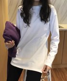 【アイモハ/aimoha】のaimoha -select-/ロングスリーブシンプルクルーネックTシャツ ホワイト|ID: prp329100004743961 ipo3291000000034284060