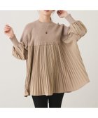 【ジャイロ/JAYRO】の異素材切替ニットプリーツプルオーバー 人気、トレンドファッション・服の通販 founy(ファニー) ファッション Fashion レディースファッション Fashion for Women トップス・カットソー Cut & Sew Tops ニット Knit Tops & Sweaters カジュアルプルオーバー・ニットトップス Pullovers & Knit Tops / Casual Pullovers おすすめ Recommended / Our Picks ポケット Pocket, Pocket Detail ミックス Mix, Mixed Style 冬 Winter / This Winter 切替 Switching, Contrast Panel A/W・秋冬 Autumn/Winter thumbnail ベージュ(27)|ID: prp329100004743984 ipo3291000000034284723