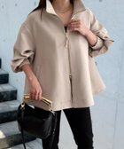 【スタイルドア/STYLEDOOR】のダンボールスタンドカラーフレアブルゾン 人気、トレンドファッション・服の通販 founy(ファニー) ファッション Fashion レディースファッション Fashion for Women アウター Coat / Outerwear Collection ブルゾンジャケット・スポーティアウター Blouson Jackets アウトドア Outdoor Clothing インナー Innerwear 洗える Machine Washable キャミソール Camisole, Spaghetti Strap Top スタンド Stand Collar, Upright Stand タンク Tank Top, Sleeveless Top フォルム Silhouette, Form フレア Flare, Flared ブルゾン Blouson, Bomber Jacket ボトム Bottoms, Lower Wear ポケット Pocket, Pocket Detail ワイド Wide, Wide Fit エレガント 上品 Elegant thumbnail Lベージュ|ID: prp329100004744006 ipo3291000000034368491