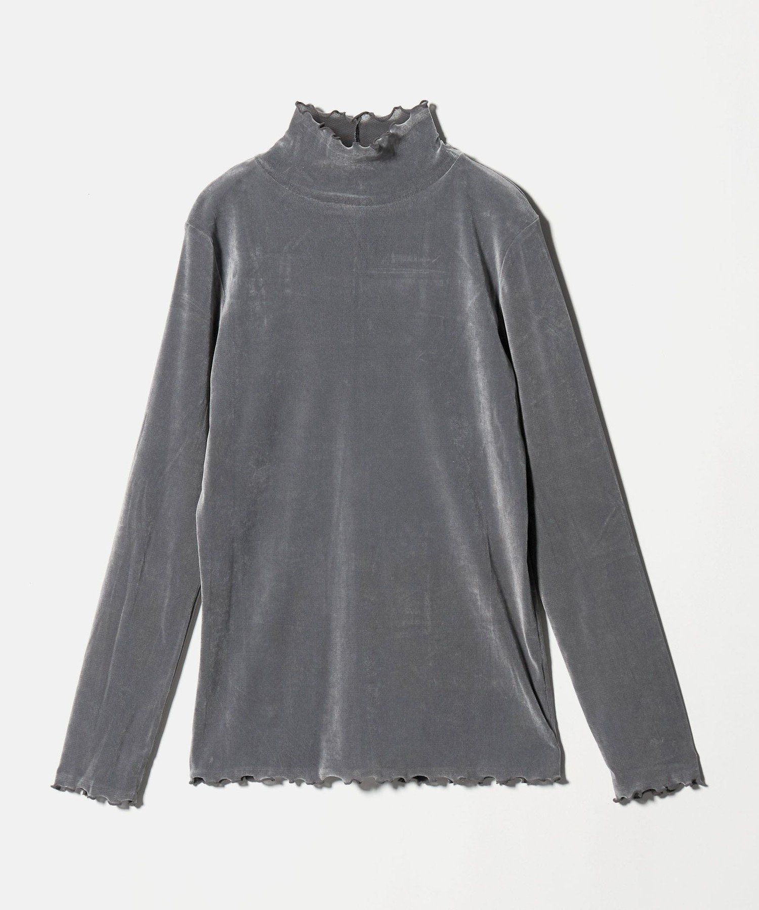 【ユナイテッドアローズ/UNITED ARROWS】のシアーフロッキー メローハイネックプルオーバー A DAY IN THE LIFE インテリア・キッズ・メンズ・レディースファッション・服の通販 founy(ファニー) 　ファッション　Fashion　レディースファッション　Fashion for Women　トップス・カットソー　Cut & Sew Tops　カジュアルプルオーバー・ニットトップス　Pullovers & Knit Tops / Casual Pullovers　インナー　Innerwear　秋　Autumn　カットソー　Cut and Sewn Top　シンプル　Simple, Minimal　チュール　Tulip, Tulip Motif　デニム　Denim, Jeans Material　トレンド　Trend, Trending Now　ハイネック　High Neck, Mock Neck　バランス　Balance, Style Balance　ベルベット　Velvet, Velvety　冬　Winter / This Winter　A/W・秋冬　Autumn/Winter　アウトレット　Outlet / Clearance　エレガント 上品　Elegant　ビジネス 仕事 通勤　Business / Work / Commuting　LT.GRAY|ID: prp329100004744011 ipo3291000000034718173