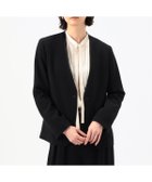 【コムサ/COMME CA】の【セットアップ対応】トリアセテートポリエステルダブルクロス ノーカラージャケット 人気、トレンドファッション・服の通販 founy(ファニー) ファッション Fashion レディースファッション Fashion for Women アウター Coat / Outerwear Collection レディースジャケット・軽アウター Jackets ノーカラージャケット / シンプル上品コーデ Collarless Jackets カッティング Cutting Detail サテン Satin, Glossy Fabric シェイプ Shape, Slim Fit ジャケット Jacket, Outerwear ストレッチ Stretch, Stretchy Fabric スリット Slit, Slit Detail セットアップ Set-Up, Coordinated Outfit ダブル Double, Double-Breasted ドレス Dress, One-Piece フォーマル Formal, Dressy ベスト Vest, Waistcoat マニッシュ Mannish, Boyish ワンポイント One Point, Statement Accent セレモニー Ceremony thumbnail 05:ブラック|ID: prp329100004744026 ipo3291000000034285535