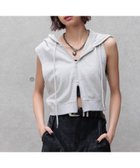 【ページボーイ/PAGEBOY】のノースリショートZIPパーカー 人気、トレンドファッション・服の通販 founy(ファニー) ファッション Fashion レディースファッション Fashion for Women トップス・カットソー Cut & Sew Tops レディースパーカー・カジュアルフーディー Casual Hoodies & Sweatshirts おすすめ Recommended / Our Picks ショート Short, Short Length ジップ Zip, Zipper ハーフ Half, Half-Length パーカー Hoodie, Parka ベスト Vest, Waistcoat 夏 Summer thumbnail 杢グレー15|ID: prp329100004744045 ipo3291000000034285833