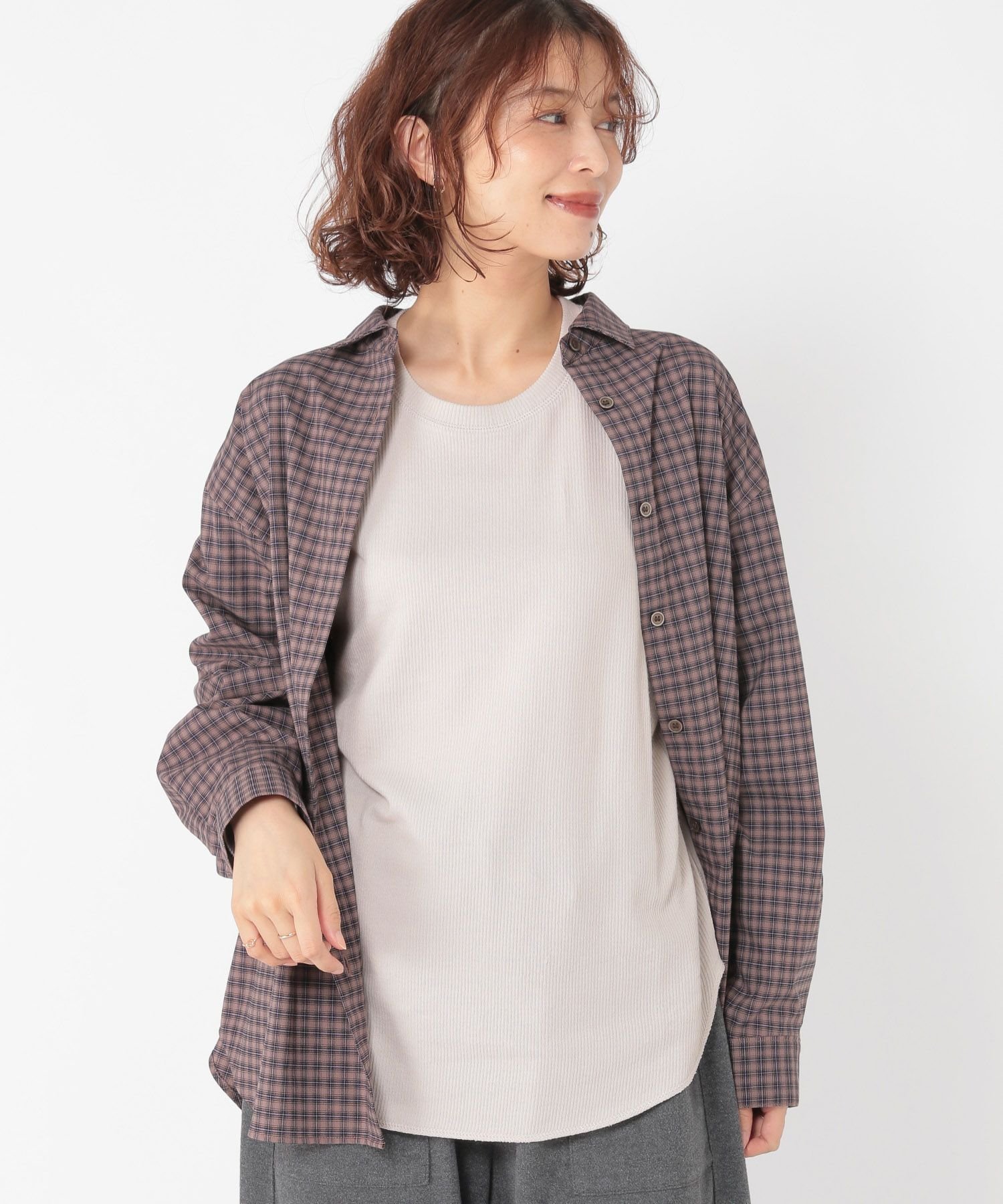 【スタディオ クリップ/studio CLIP】のシアーリブロングスリーブTシャツ プラスサイズあり インテリア・キッズ・メンズ・レディースファッション・服の通販 founy(ファニー) 　ファッション　Fashion　レディースファッション　Fashion for Women　トップス・カットソー　Cut & Sew Tops　シャツ・ブラウス・オフィスカジュアル　Elegant Blouses & Button-Ups　ロングTシャツ・Tシャツ　Longline T-Shirts & Tees　おすすめ　Recommended / Our Picks　インナー　Innerwear　カットソー　Cut and Sewn Top　カーディガン　Cardigan, Knitwear　シアー　Sheer, See-Through　スウェット / スエット　Sweatshirt, Sweatwear　スリーブ　Sleeve, Long Sleeve / Short Sleeve　トレンド　Trend, Trending Now　ロング　Long, Long-Length　A/W・秋冬　Autumn/Winter　グレージュ12|ID: prp329100004744052 ipo3291000000034951077