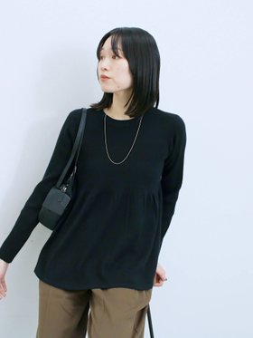 【サマンサモスモス/Samansa Mos2】の◎ペプラムニットプルオーバー 人気、トレンドファッション・服の通販 founy(ファニー) ファッション Fashion レディースファッション Fashion for Women トップス・カットソー Cut & Sew Tops ニット Knit Tops & Sweaters カジュアルプルオーバー・ニットトップス Pullovers & Knit Tops / Casual Pullovers デニム Denim, Jeans Material ペプラム Peplum, Flared Hem エレガント 上品 Elegant ビジネス 仕事 通勤 Business / Work / Commuting |ID:prp329100004744053