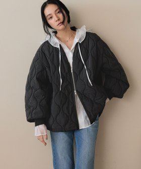 【ローリーズファーム/LOWRYS FARM】 【WEB限定アイテム】キルティングミドルブルゾン人気、トレンドファッション・服の通販 founy(ファニー) ファッション Fashion レディースファッション Fashion for Women アウター Coat / Outerwear Collection ブルゾンジャケット・スポーティアウター Blouson Jackets おすすめ Recommended / Our Picks キルティング Quilted, Quilting コンパクト Compact, Small Size バランス Balance, Style Balance フォルム Silhouette, Form ブルゾン Blouson, Bomber Jacket ロング Long, Long-Length 春 Spring 秋 Autumn 軽量 Lightweight, Ultra Light |ID:prp329100004744067