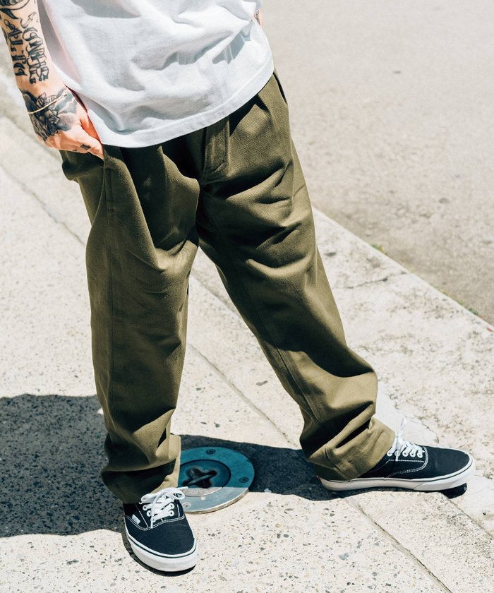 【サブサエティ/Subciety】のTROUSER PANTS インテリア・キッズ・メンズ・レディースファッション・服の通販 founy(ファニー) https://founy.com/ ファッション Fashion レディースファッション Fashion for Women パンツ Pants & Trousers フラップ Flap, Flap Pocket フランス France, French フロント Front, Front Design プリント Print, Printed Pattern ポケット Pocket, Pocket Detail ワイド Wide, Wide Fit 再入荷 Restock / Back in Stock |ID: prp329100004744121 ipo3291000000034507345