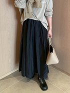 【ミラオーウェン/Mila Owen】のウエストゴムシアーシャイニーバルーンスカート BLK[009]|ID: prp329100004744154 ipo3291000000034658773