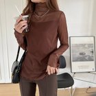 【ココモモ/COCOMOMO】の裏起毛 シアートップス ボディカバーシースルートップス シアー ハイネック 人気、トレンドファッション・服の通販 founy(ファニー) ファッション Fashion レディースファッション Fashion for Women トップス・カットソー Cut & Sew Tops シアー Sheer, See-Through トレーナー Sweatshirt, Trainer ハイネック High Neck, Mock Neck A/W・秋冬 Autumn/Winter thumbnail ブラウン|ID: prp329100004744159 ipo3291000000034287783