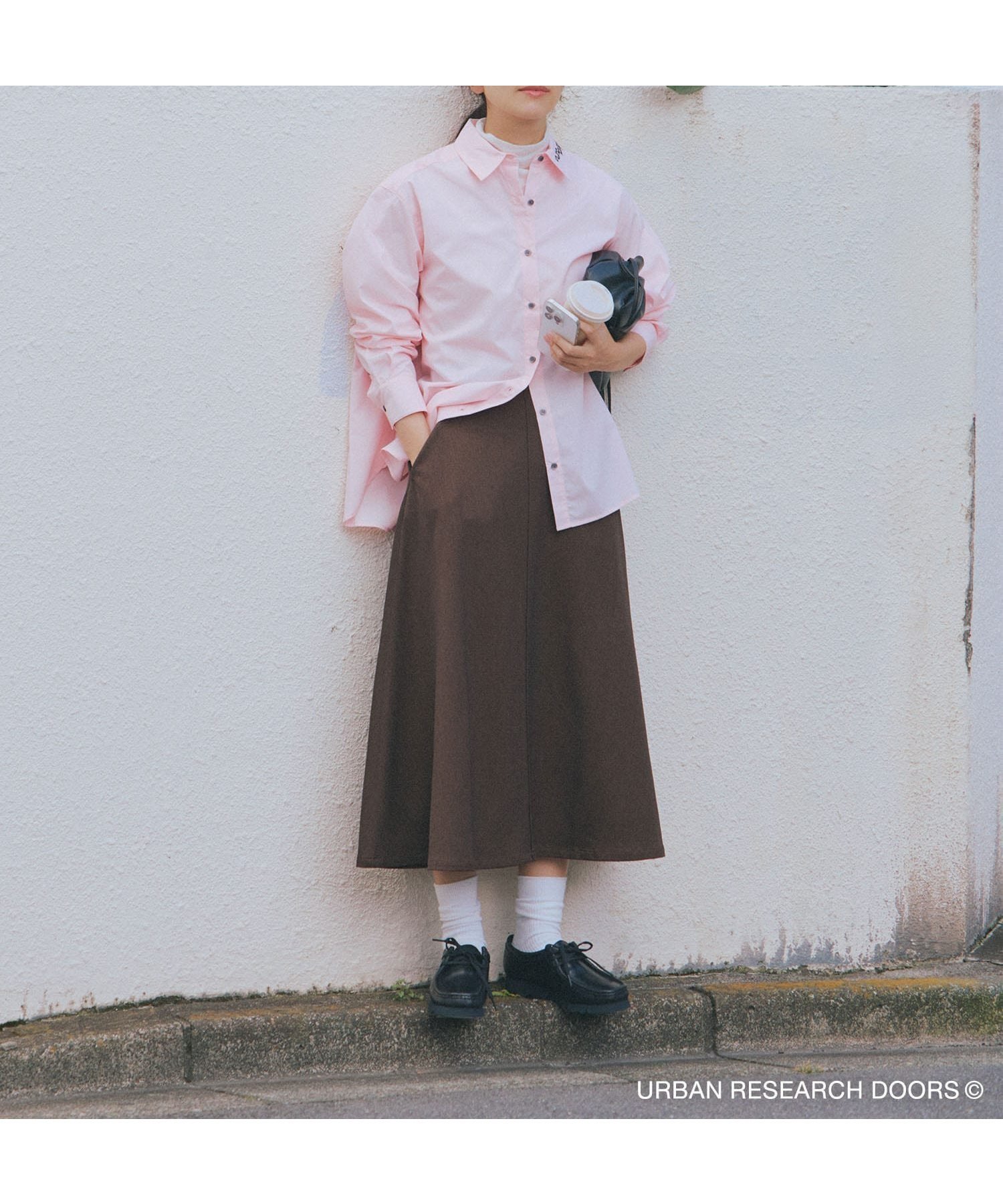 【アーバンリサーチ ドアーズ/URBAN RESEARCH DOORS】の『仁村紗和さん着用』『UR TECH』完声フレアスカート インテリア・キッズ・メンズ・レディースファッション・服の通販 founy(ファニー) 　ファッション　Fashion　レディースファッション　Fashion for Women　スカート　Skirts　Aライン・フレアスカート　A-Line & Flared Skirts　シンプル　Simple, Minimal　センター　Center, Center Line　タイツ　Tights, Legwear　定番　Standard, Basic Item　フレア　Flare, Flared　冬　Winter / This Winter　A/W・秋冬　Autumn/Winter　エレガント 上品　Elegant　2025年　2025　2025-2026秋冬・A/W　Autumn/Winter 2025–26 AW25–26　TOP BRN|ID: prp329100004744160 ipo3291000000034928026