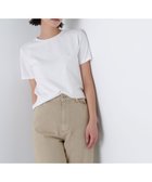 【ナチュラル ビューティー ベーシック/NATURAL BEAUTY BASIC】のワンポイントコンパクトTシャツ オフホワイト1|ID: prp329100004744173 ipo3291000000034288074