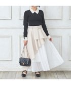 【イング/INGNI】の【WEB限定】共ベルト付チュール切替アシメスカート 人気、トレンドファッション・服の通販 founy(ファニー) ファッション Fashion レディースファッション Fashion for Women スカート Skirts ベルト&ウエストマーク Belts & Waist Accessories シアー Sheer, See-Through チュール Tulip, Tulip Motif デニム Denim, Jeans Material ミックス Mix, Mixed Style ロング Long, Long-Length 切替 Switching, Contrast Panel thumbnail ライトベージュ/オフホワイト|ID: prp329100004744182 ipo3291000000034288183