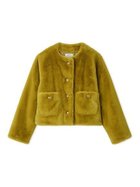 【ミラオーウェン/Mila Owen】の金釦クロップドファージャケット 人気、トレンドファッション・服の通販 founy(ファニー) ファッション Fashion レディースファッション Fashion for Women アウター Coat / Outerwear Collection レディースジャケット・軽アウター Jackets クロップド Cropped, Short Length コンパクト Compact, Small Size 軽量 Lightweight, Ultra Light ジャケット Jacket, Outerwear スタイリッシュ Stylish, Fashionable スマート Smart, Elegant デニム Denim, Jeans Material トレンド Trend, Trending Now 人気 Popular, Best Seller バランス Balance, Style Balance ボトム Bottoms, Lower Wear モダン Modern, Contemporary エレガント 上品 Elegant thumbnail YEL[032]|ID: prp329100004744184 ipo3291000000034403568