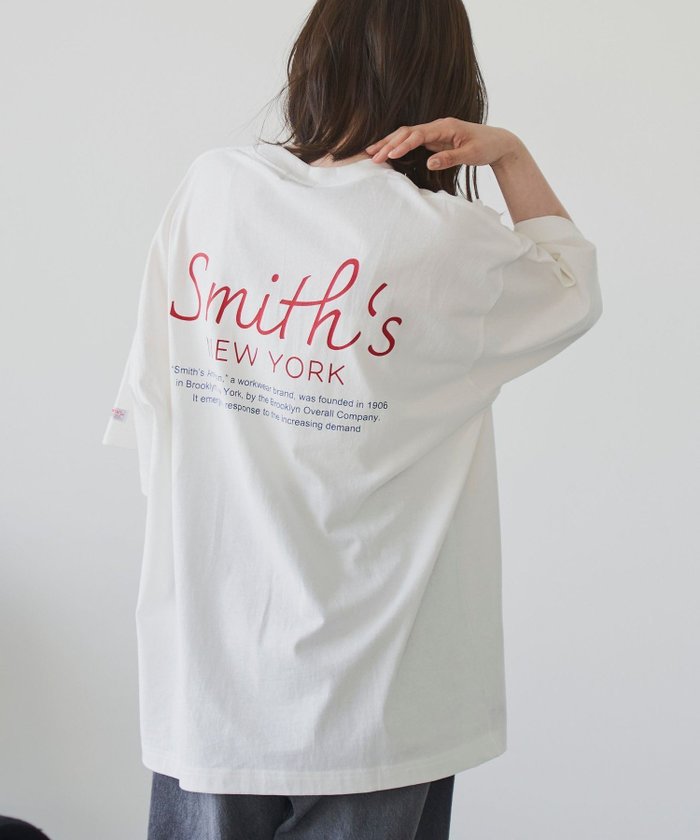 【コーエン/COEN】のSMITH S(スミス)別注NYプリントTシャツ インテリア・キッズ・メンズ・レディースファッション・服の通販 founy(ファニー) https://founy.com/ ファッション Fashion レディースファッション Fashion for Women トップス・カットソー Cut & Sew Tops シャツ・ブラウス・オフィスカジュアル Elegant Blouses & Button-Ups ロングTシャツ・Tシャツ Longline T-Shirts & Tees グラフィック Graphic, Graphic Design シンプル Simple, Minimal ドロップ Drop Shoulder, Dropped Style 人気 Popular, Best Seller プリント Print, Printed Pattern 別注 Limited Edition, Custom Order リラックス Relax, Relaxed Fit ルーズ Loose, Oversized おすすめ Recommended / Our Picks |ID: prp329100004744190 ipo3291000000034288278