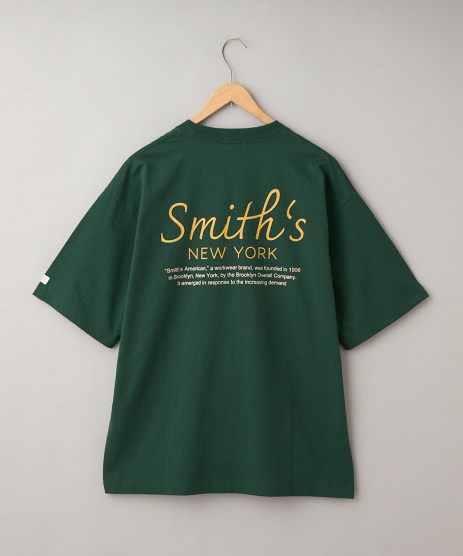 【コーエン/COEN】のSMITH S(スミス)別注NYプリントTシャツ インテリア・キッズ・メンズ・レディースファッション・服の通販 founy(ファニー) 　ファッション　Fashion　レディースファッション　Fashion for Women　トップス・カットソー　Cut & Sew Tops　シャツ・ブラウス・オフィスカジュアル　Elegant Blouses & Button-Ups　ロングTシャツ・Tシャツ　Longline T-Shirts & Tees　グラフィック　Graphic, Graphic Design　シンプル　Simple, Minimal　ドロップ　Drop Shoulder, Dropped Style　人気　Popular, Best Seller　プリント　Print, Printed Pattern　別注　Limited Edition, Custom Order　リラックス　Relax, Relaxed Fit　ルーズ　Loose, Oversized　おすすめ　Recommended / Our Picks　DK.GREEN|ID: prp329100004744190 ipo3291000000034288286