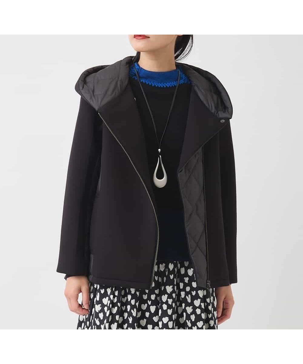 【ヒロコビス/HIROKO BIS】のダンボールライトダウンジャケット インテリア・キッズ・メンズ・レディースファッション・服の通販 founy(ファニー) 　ファッション　Fashion　レディースファッション　Fashion for Women　アウター　Coat / Outerwear Collection　レディースジャケット・軽アウター　Jackets　おすすめ　Recommended / Our Picks　アシンメトリー　Asymmetrical Style　コンパクト　Compact, Small Size　タフタ　Taffeta, Structured Fabric　ダウン　Down, Puffer　ボトム　Bottoms, Lower Wear　防寒　Cold Protection, Winter-Ready　ブラック|ID: prp329100004744194 ipo3291000000034288345