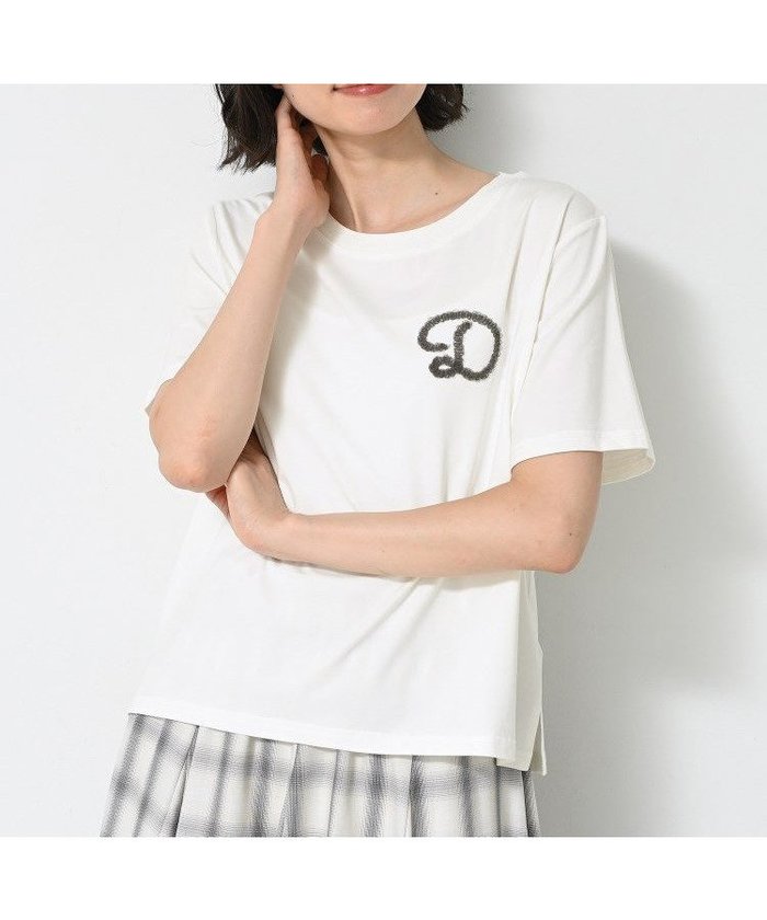 【デッサン/Dessin】の【洗える】チュール刺繍Tシャツ インテリア・キッズ・メンズ・レディースファッション・服の通販 founy(ファニー) https://founy.com/ ファッション Fashion レディースファッション Fashion for Women トップス・カットソー Cut & Sew Tops シャツ・ブラウス・オフィスカジュアル Elegant Blouses & Button-Ups ロングTシャツ・Tシャツ Longline T-Shirts & Tees おすすめ Recommended / Our Picks インナー Innerwear スマート Smart, Elegant チュール Tulip, Tulip Motif フレア Flare, Flared ワイド Wide, Wide Fit 洗える Machine Washable |ID: prp329100004744203 ipo3291000000034288470