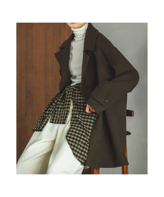 【ビーミングライフストアバイビームス/B:MING LIFE STORE by BEAMS】のオーバー ピーコート 25AW 秋冬 アウター ウールコート きれいめ オンオフ 防寒 ミドル丈 冬 Pコート インテリア・キッズ・メンズ・レディースファッション・服の通販 founy(ファニー) https://founy.com/ ファッション Fashion レディースファッション Fashion for Women アウター Coat / Outerwear Collection コート・ロングコート・ピーコート Long Coats, Peacoats & More Pコート Pea Coats 定番 Standard, Basic Item 防寒 Cold Protection, Winter-Ready ミドル Middle Length, Mid Height メルトン Melton, Heavy Wool 冬 Winter / This Winter A/W・秋冬 Autumn/Winter 再入荷 Restock / Back in Stock おすすめ Recommended / Our Picks 2025年 2025 2025-2026秋冬・A/W Autumn/Winter 2025–26 AW25–26 |ID: prp329100004744234 ipo3291000000035080744