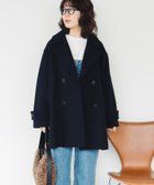 【ビーミングライフストアバイビームス/B:MING LIFE STORE by BEAMS】のオーバー ピーコート 25AW 秋冬 アウター ウールコート きれいめ オンオフ 防寒 ミドル丈 冬 Pコート NAVY|ID: prp329100004744234 ipo3291000000035080747