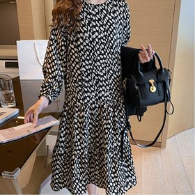 【ミニミニストア/miniministore】のワンピース ドット柄 人気、トレンドファッション・服の通販 founy(ファニー) ファッション Fashion レディースファッション Fashion for Women ワンピース Dresses おすすめ Recommended / Our Picks シフォン Chiffon, Lightweight Fabric デニム Denim, Jeans Material ドット Polka Dot, Dot Pattern バランス Balance, Style Balance フェミニン Feminine, Girly フレア Flare, Flared ロング Long, Long-Length ビジネス 仕事 通勤 Business / Work / Commuting 長袖 Long Sleeve, Full Sleeve |ID:prp329100004744269
