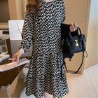 【ミニミニストア/miniministore】のワンピース ドット柄 人気、トレンドファッション・服の通販 founy(ファニー) ファッション Fashion レディースファッション Fashion for Women ワンピース Dresses おすすめ Recommended / Our Picks シフォン Chiffon, Lightweight Fabric デニム Denim, Jeans Material ドット Polka Dot, Dot Pattern バランス Balance, Style Balance フェミニン Feminine, Girly フレア Flare, Flared ロング Long, Long-Length ビジネス 仕事 通勤 Business / Work / Commuting 長袖 Long Sleeve, Full Sleeve thumbnail ブラック|ID: prp329100004744269 ipo3291000000034289496