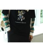 【アイモハ/aimoha】の【HOOK -original- 】かわいいカートゥーンプリントボーダー切り替え袖TEE 人気、トレンドファッション・服の通販 founy(ファニー) ファッション Fashion レディースファッション Fashion for Women トップス・カットソー Cut & Sew Tops おすすめ Recommended / Our Picks thumbnail ブラック|ID: prp329100004744288 ipo3291000000034435411