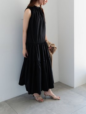 【テチチ/Te chichi】のナイロンティアードワンピース 人気、トレンドファッション・服の通販 founy(ファニー) ファッション Fashion レディースファッション Fashion for Women ワンピース Dresses エアリー Airy Texture ギャザー Gathered, Ruffled ティアードワンピース Tiered Dress, Flared Dress フォルム Silhouette, Form エレガント 上品 Elegant |ID:prp329100004744289