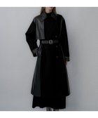 【ハレ/HARE】のウーリーテックフェイクレザーキリカエトレンチコート 人気、トレンドファッション・服の通販 founy(ファニー) ファッション Fashion レディースファッション Fashion for Women アウター Coat / Outerwear Collection コート・ロングコート・ピーコート Long Coats, Peacoats & More トレンチコート / 春秋の定番アウター Trench Coats おすすめ Recommended / Our Picks ウェーブ Wavy Pattern シルバー Silver, Metallic Silver スタンド Stand Collar, Upright Stand ストレート Straight, Straight Cut フェイクレザー Faux Leather, PU Leather ボトム Bottoms, Lower Wear リラックス Relax, Relaxed Fit thumbnail ブラック09|ID: prp329100004744345 ipo3291000000034290903