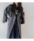 【ハレ/HARE】のウーリーテックフェイクレザーキリカエトレンチコート 人気、トレンドファッション・服の通販 founy(ファニー) ファッション Fashion レディースファッション Fashion for Women アウター Coat / Outerwear Collection コート・ロングコート・ピーコート Long Coats, Peacoats & More トレンチコート / 春秋の定番アウター Trench Coats おすすめ Recommended / Our Picks ウェーブ Wavy Pattern シルバー Silver, Metallic Silver スタンド Stand Collar, Upright Stand ストレート Straight, Straight Cut フェイクレザー Faux Leather, PU Leather ボトム Bottoms, Lower Wear リラックス Relax, Relaxed Fit thumbnail グレー15|ID: prp329100004744345 ipo3291000000034290905