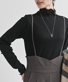 【アールピーエス/rps】の光沢テレコハイネックカットソー 人気、トレンドファッション・服の通販 founy(ファニー) ファッション Fashion レディースファッション Fashion for Women トップス・カットソー Cut & Sew Tops カットソー・ベーシックTシャツ Cut-and-Sewn Tops / Stretch Tees & Basics カットソー Cut and Sewn Top フリル Frill, Ruffle thumbnail ブラック|ID: prp329100004744403 ipo3291000000034561518