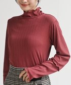 【アールピーエス/rps】の光沢テレコハイネックカットソー 人気、トレンドファッション・服の通販 founy(ファニー) ファッション Fashion レディースファッション Fashion for Women トップス・カットソー Cut & Sew Tops カットソー・ベーシックTシャツ Cut-and-Sewn Tops / Stretch Tees & Basics カットソー Cut and Sewn Top フリル Frill, Ruffle thumbnail オレンジレッド|ID: prp329100004744403 ipo3291000000034561521