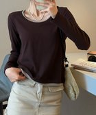 【アイモハ/aimoha】の【BANICO】配色ネックデザイン長袖トップス 人気、トレンドファッション・服の通販 founy(ファニー) ファッション Fashion レディースファッション Fashion for Women トップス・カットソー Cut & Sew Tops インナー Innerwear カーディガン Cardigan, Knitwear シンプル Simple, Minimal ジャケット Jacket, Outerwear スラックス Slacks, Dress Pants タイトスカート Pencil Skirt, Tight Skirt デニム Denim, Jeans Material フィット Fit, Slim Fit プリーツ Pleats, Pleated エレガント 上品 Elegant 軽量 Lightweight, Ultra Light 長袖 Long Sleeve, Full Sleeve thumbnail コーヒー|ID: prp329100004744407 ipo3291000000034291622