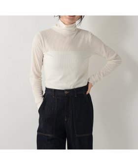 【アフタヌーンティー リビング/Afternoon Tea LIVING】のシアーテレコタートルプルオーバー/吸湿発熱 人気、トレンドファッション・服の通販 founy(ファニー) ファッション Fashion レディースファッション Fashion for Women トップス・カットソー Cut & Sew Tops カジュアルプルオーバー・ニットトップス Pullovers & Knit Tops / Casual Pullovers とろみ Fluid, Flowy Fabric インナー Innerwear カーディガン Cardigan, Knitwear シアー Sheer, See-Through ジャケット Jacket, Outerwear タートルネック Turtleneck, High Neck テレコ Ribbed, Rib Stitch エレガント 上品 Elegant |ID:prp329100004744424