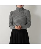 【アフタヌーンティー リビング/Afternoon Tea LIVING】のシアーボーダーテレコタートルプルオーバー/吸湿発熱 人気、トレンドファッション・服の通販 founy(ファニー) ファッション Fashion レディースファッション Fashion for Women トップス・カットソー Cut & Sew Tops カジュアルプルオーバー・ニットトップス Pullovers & Knit Tops / Casual Pullovers とろみ Fluid, Flowy Fabric インナー Innerwear シアー Sheer, See-Through タートルネック Turtleneck, High Neck テレコ Ribbed, Rib Stitch ボーダー Border, Stripe モノトーン Monotone, Black and White エレガント 上品 Elegant thumbnail ブラック|ID: prp329100004744425 ipo3291000000034866682